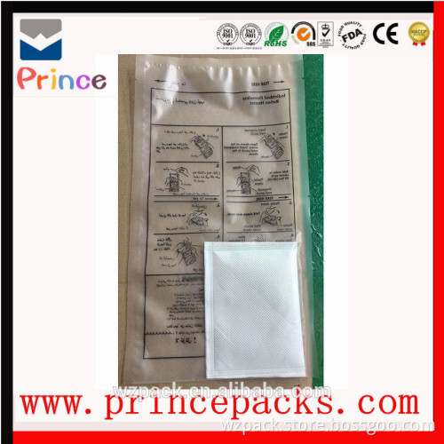 Meal Ready to Eat (MRE) Packaging 1 Gallon Flat Aluminum Foil Mylar Bag/